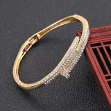 Zircon Nail Design Bracelet | Elegant and Sparkling