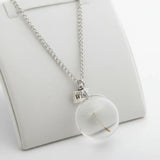 Boho Dandelion Crystal Pendant Necklace Charm Jewelry for Women & Men